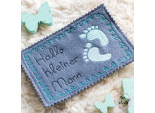 ADVENTSKALENDER 9. Dezember - Stickserie - Schriftart Alpha Dotty